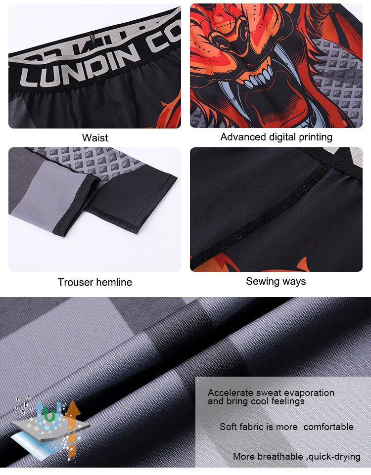 Zestaw odzieży sportowej Harder™ RED 2PCS 
