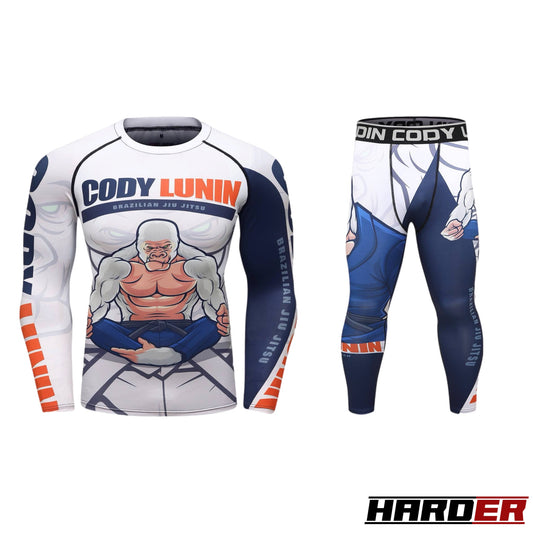Zestaw odzieży sportowej Harder™ BJJ MONKEY 2 szt. 