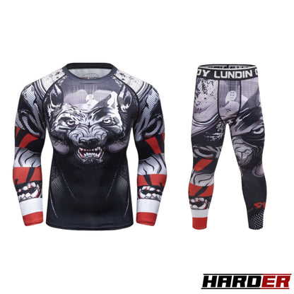 Zestaw odzieży sportowej Harder™ WOLF GREY 2 szt. 