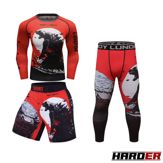 Zestaw odzieży sportowej Harder™ RED 3 szt. 
