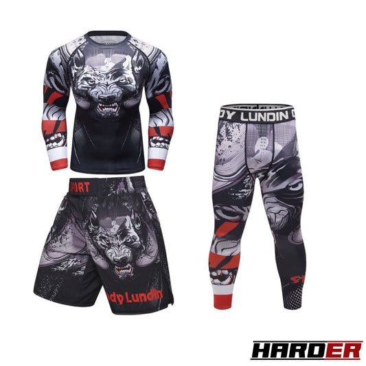 Zestaw odzieży sportowej Harder™ WOLF GREY 3 szt. 