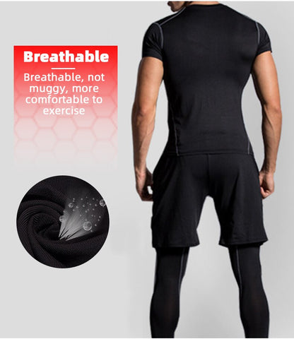 Zestaw odzieży sportowej Harder™ BLACK 5 szt. 