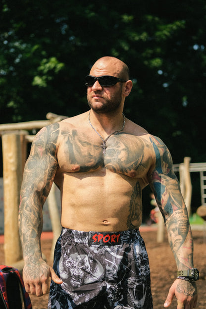 Harder™ WĄŻ I WILK 3-CZĘŚCIOWY zestaw sportowy 