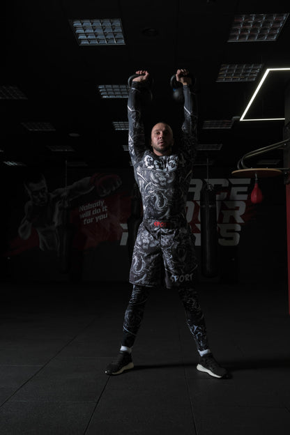 Harder™ WĄŻ I WILK 2-CZĘŚCIOWY zestaw sportowy 
