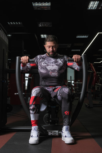 Harder™ WOLF GREY 2-częściowy lekki zestaw sportowy 